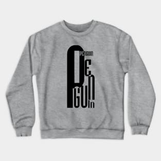 Penguin  in Text Crewneck Sweatshirt